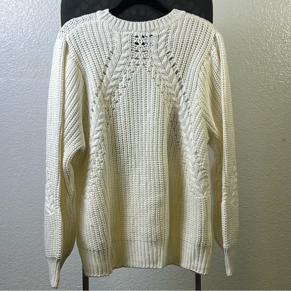 La Joie Women’s Cream Crewneck Knit Sweater Size 3X - Picture 7 of 11